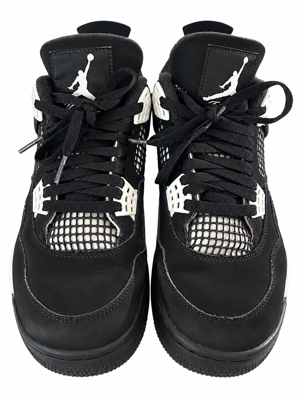 Jordan Black and White Retro High-Top Sneakers